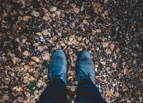 Blue Masonic Shoes